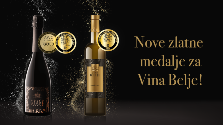 Tri nove međunarodne zlatne medalje za Vina Belje