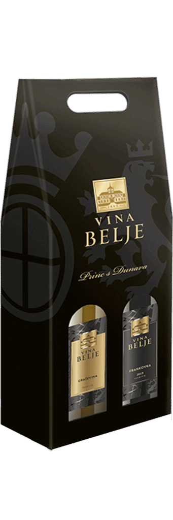 Premium duopack ‒ Vina Belje ‒ Poklon-paket sadrži graševinu i frankovku